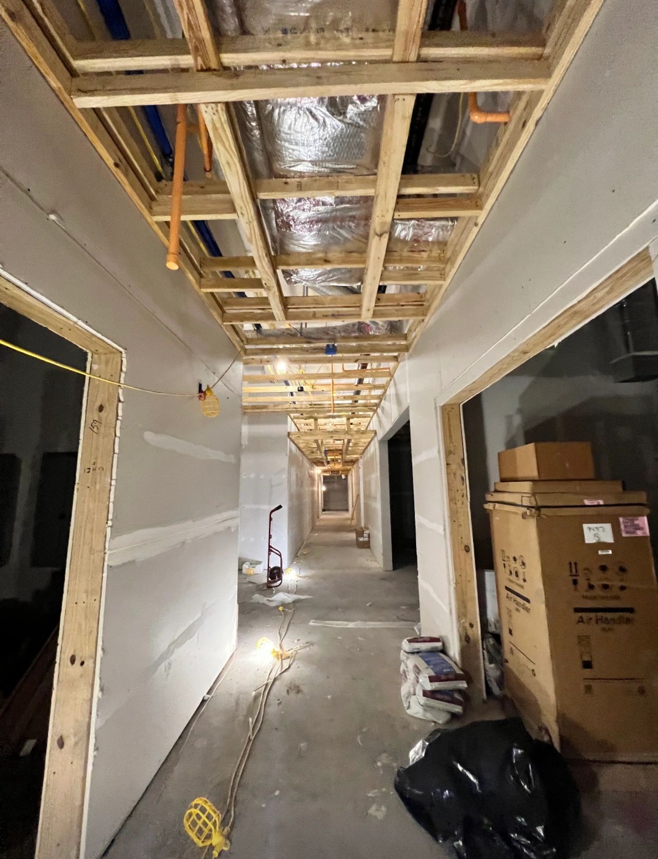 Building framing work